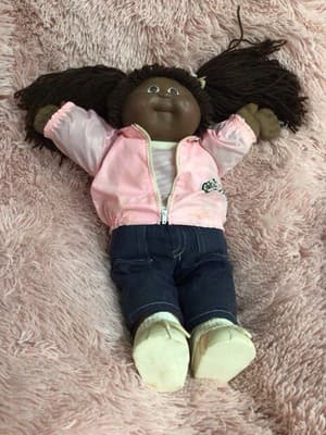 Cabbage Patch Black African American 1983 Pigtails Vintage Xavier Roberts - Thumbnail 2