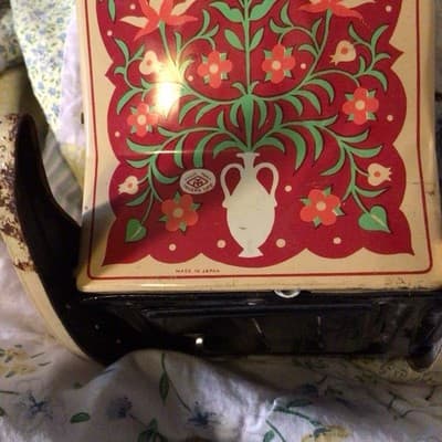 1950’s Tin Toy Telephone Bear - Thumbnail 4