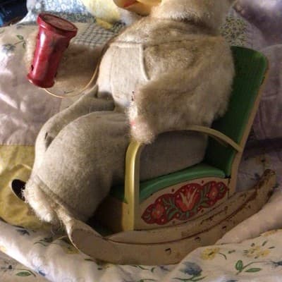 1950’s Tin Toy Telephone Bear - Thumbnail 2