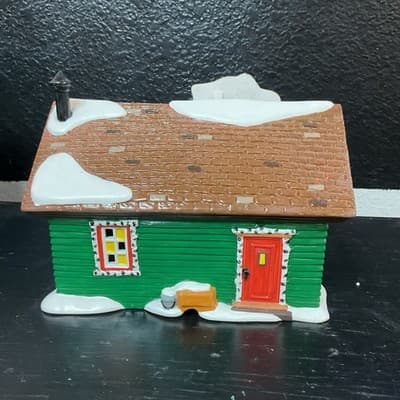 Dept 56 SV Loon Lake Bait Shop Original Snow Village #4030739 Lighted READ - Thumbnail 4