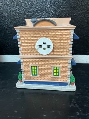 Retired Lemax 2015 Lotus Rain Yoga Pilates Studio Christmas Village House READ - Thumbnail 4