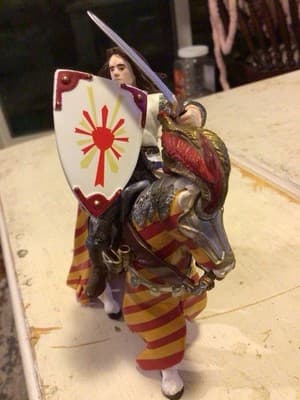 Papo Brand Knight On Horse - Thumbnail 2