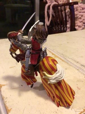 Papo Brand Knight On Horse - Thumbnail 6