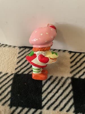 MCM Vintage Strawberry Shortcake Ceramic Christmas Ornament - Thumbnail 5