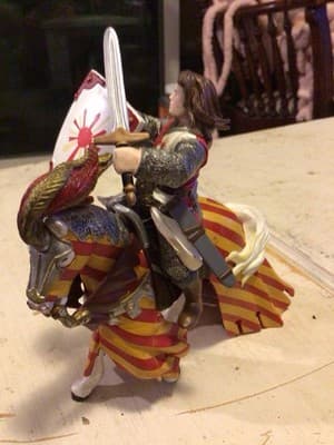 Papo Brand Knight On Horse - Thumbnail 5