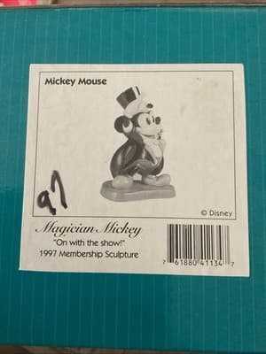 Walt Disney Classics Collection Magician Mickey 1997 Membership Sculpture WDCC - Thumbnail 5