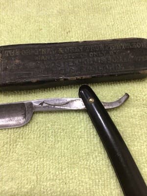 George Wostenholm & Sons Straight Razor With Case - Thumbnail 4