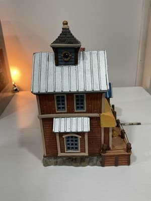 Lemax Christmas Signature Collection Plymouth Fish Market Retired Lighted 2007 - Thumbnail 8