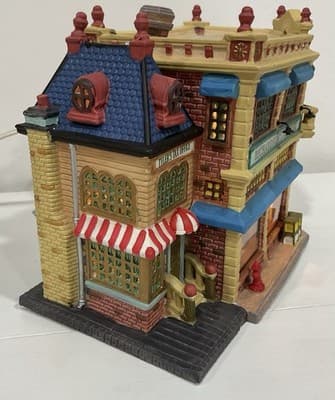 RICHARDSON'S MARKET Lemax Christmas Village Town Shop Store Lighted Building - Thumbnail 10