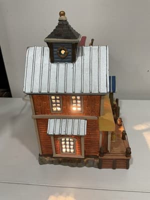 Lemax Christmas Signature Collection Plymouth Fish Market Retired Lighted 2007 - Thumbnail 3