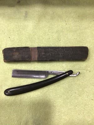 George Wostenholm & Sons Straight Razor With Case - Thumbnail 2