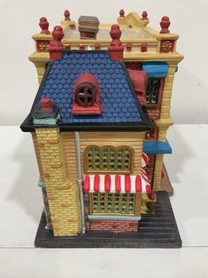 RICHARDSON'S MARKET Lemax Christmas Village Town Shop Store Lighted Building - Thumbnail 5