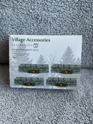 NIB Department 56 Harvest Fields Stone Fence #4047611 - Thumbnail 2