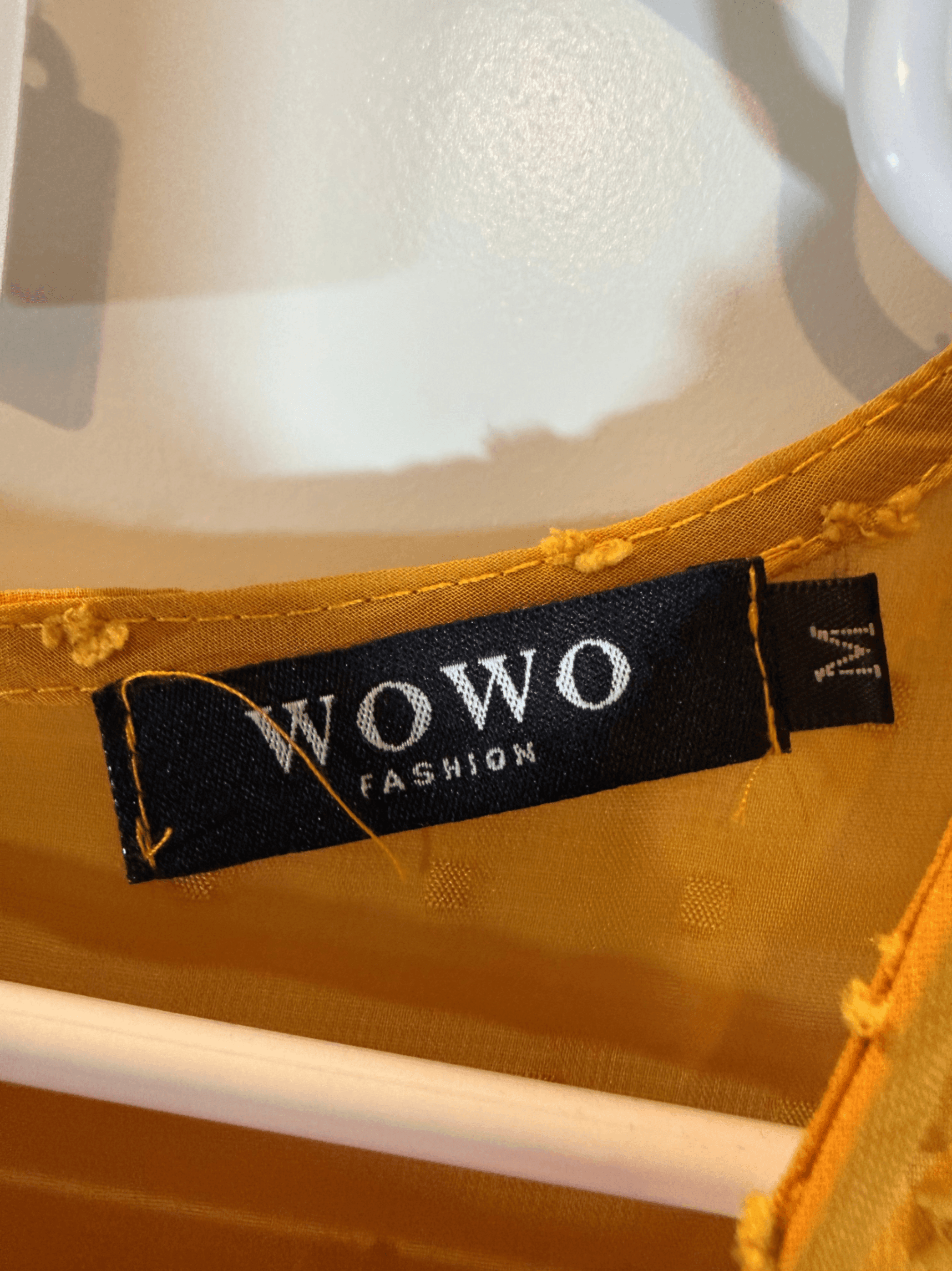 Wowo Mustard Yellow Long Sleeve Tunic Size M - Thumbnail 4