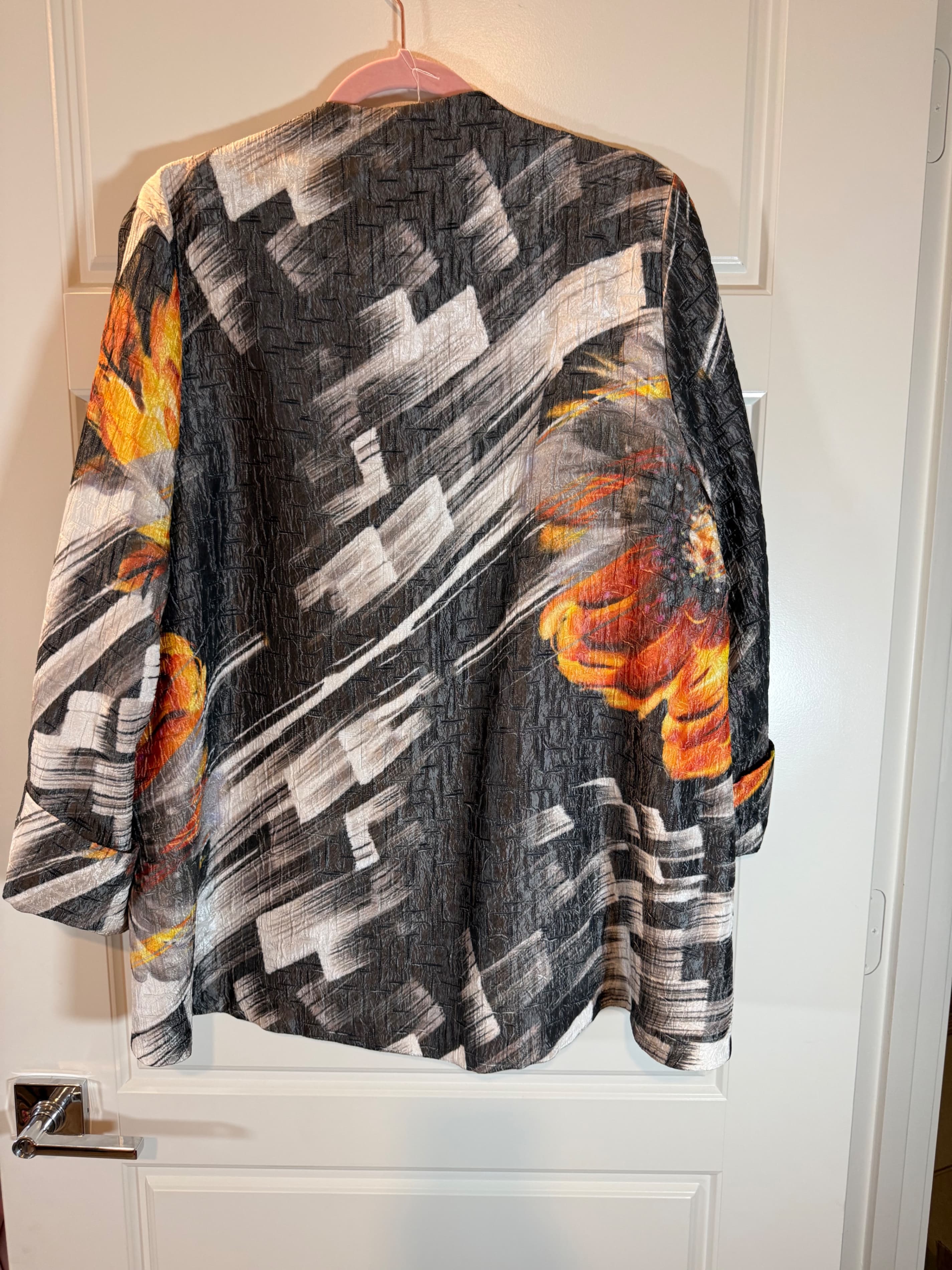 IC by Connie Jacket with Abstract Print - Thumbnail 2