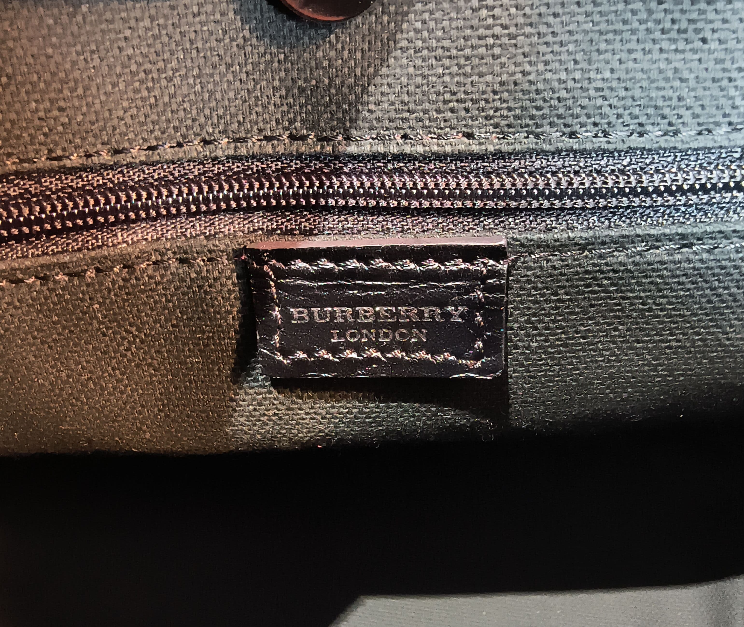 BURBERRY London Haymarket Check Small Tote Bag with Dust Bag - Thumbnail 8