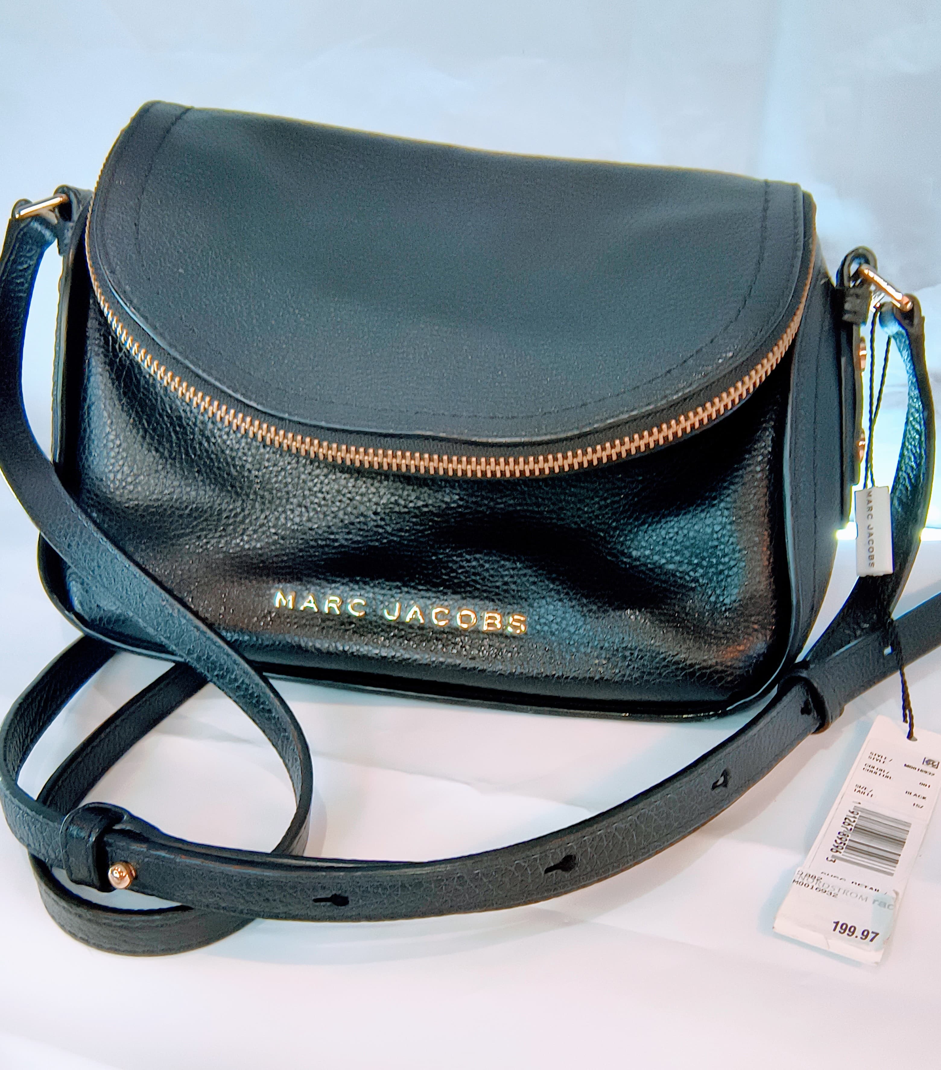 MARC JACOBS Black Pebbled Leather Mini Messenger Bag - Thumbnail 11