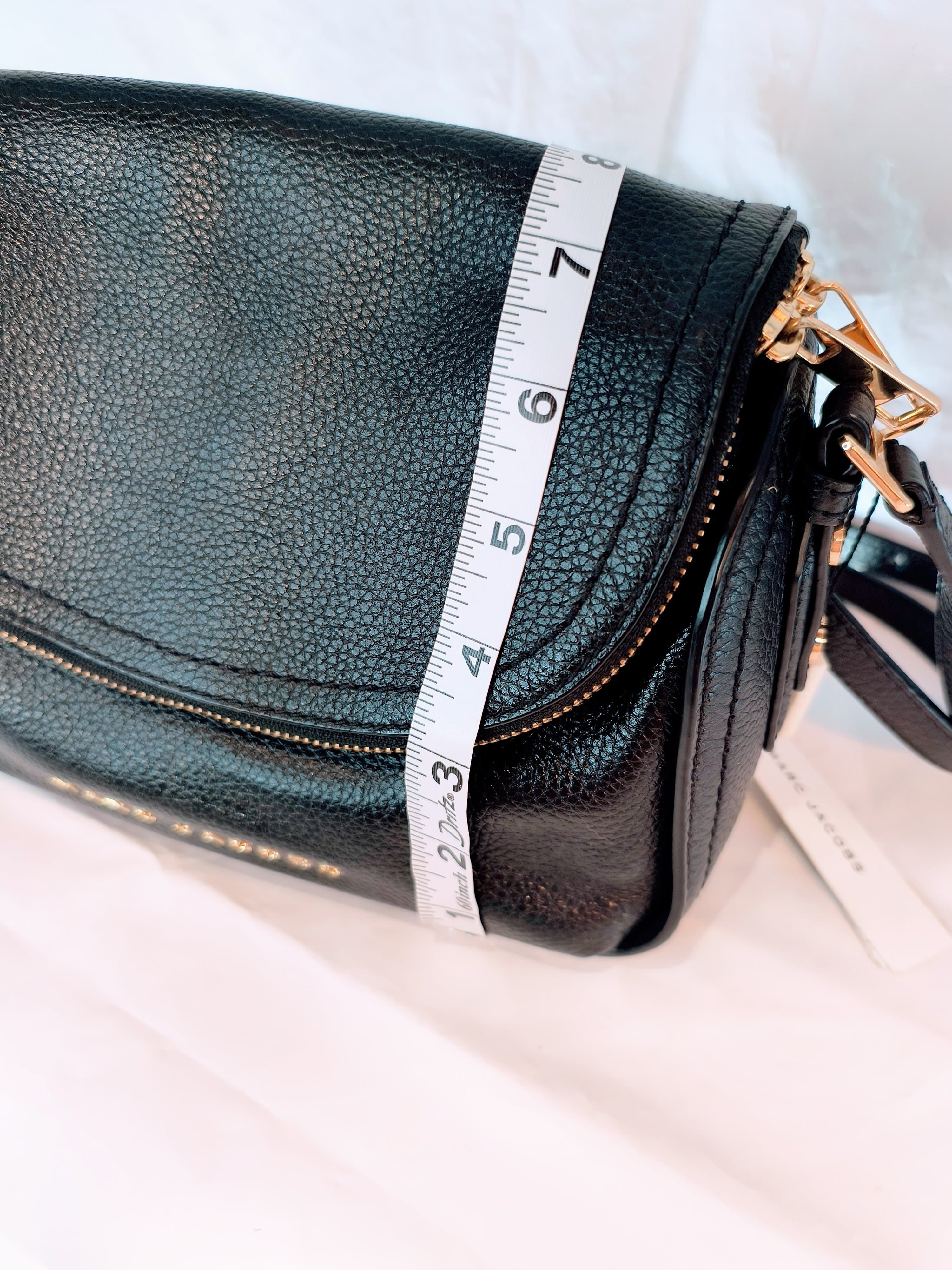 MARC JACOBS Black Pebbled Leather Mini Messenger Bag - Thumbnail 13