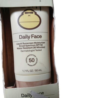 BRAND NEW Sun Bum Daily Face Liquid Sunscreen Moisturizer SPF 50 (1.7 oz) - Thumbnail 4