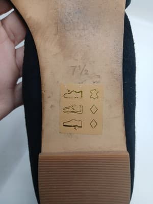J Crew Zoe D'Orsay Black Suede Leather Flat Point Shoes Women Size 7.5 Ballet - Thumbnail 5