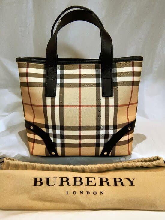 BURBERRY London Haymarket Check Small Tote Bag with Dust Bag - Thumbnail 15