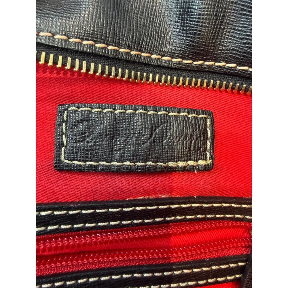 DOONEY & BOURKE Saffiano Small Charleston Shopper Tote in Black - Thumbnail 3