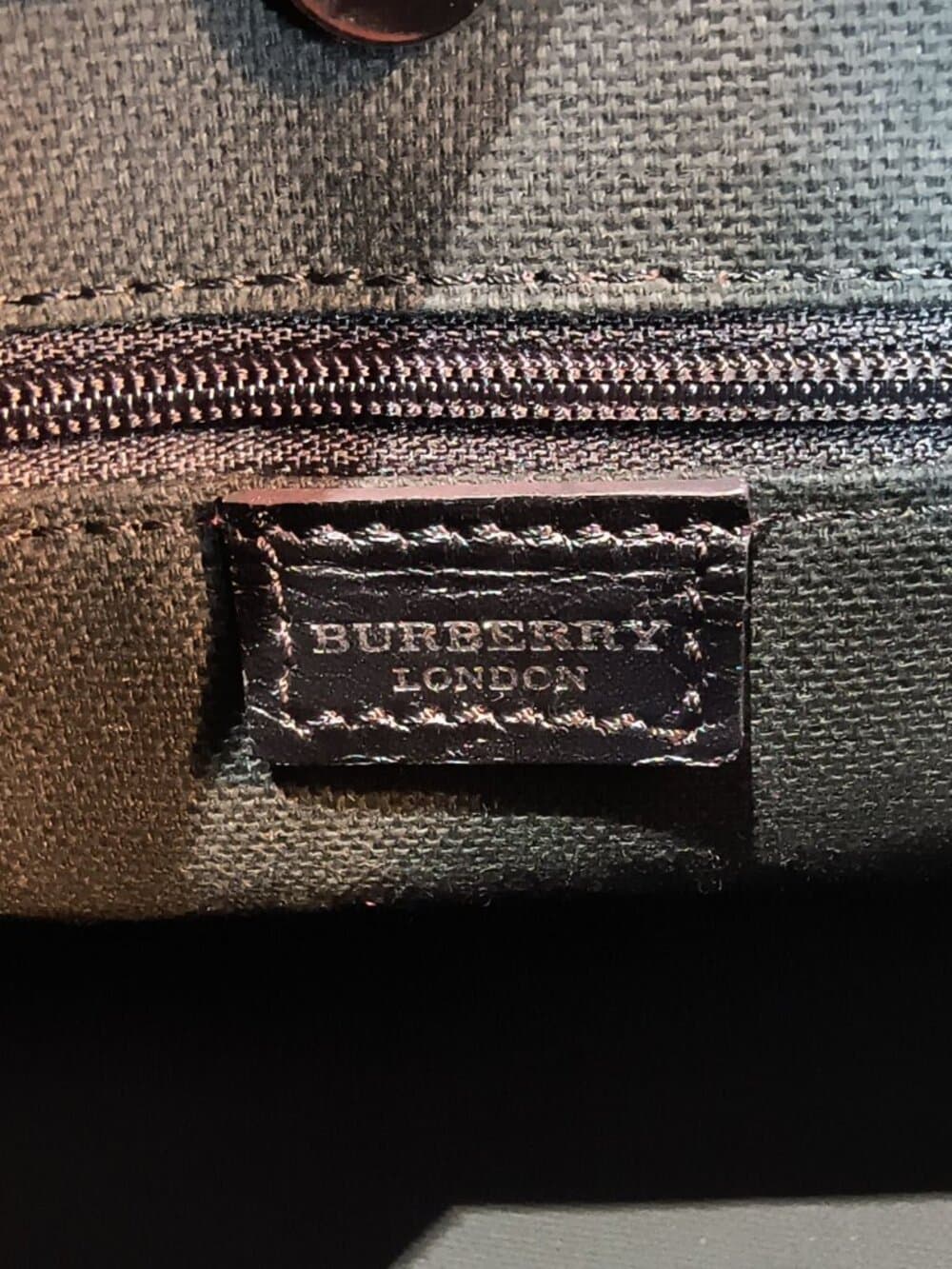 BURBERRY London Haymarket Check Small Tote Bag with Dust Bag - Thumbnail 7