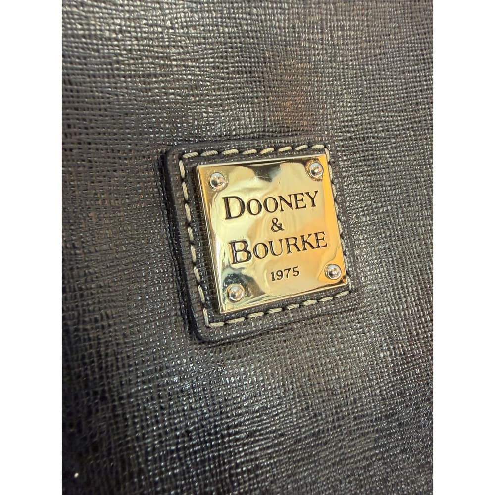 DOONEY & BOURKE Saffiano Small Charleston Shopper Tote in Black - Thumbnail 5
