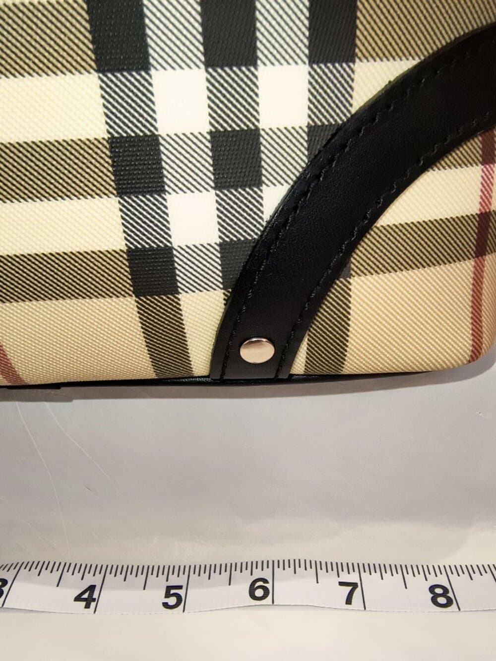 BURBERRY London Haymarket Check Small Tote Bag with Dust Bag - Thumbnail 10