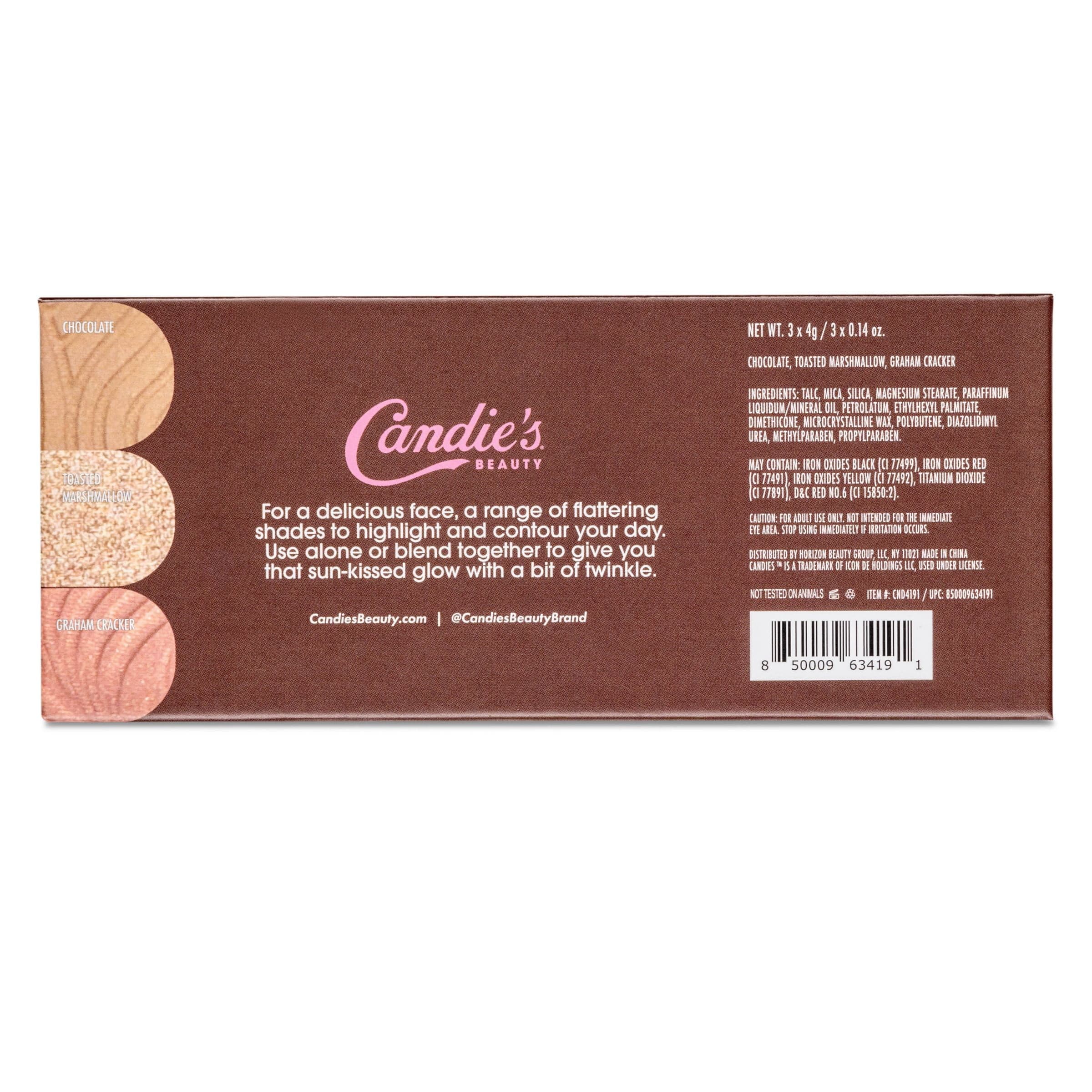 Candie S Parlor S Mores 3 in 1 Contour Makeup Palette - Thumbnail 5