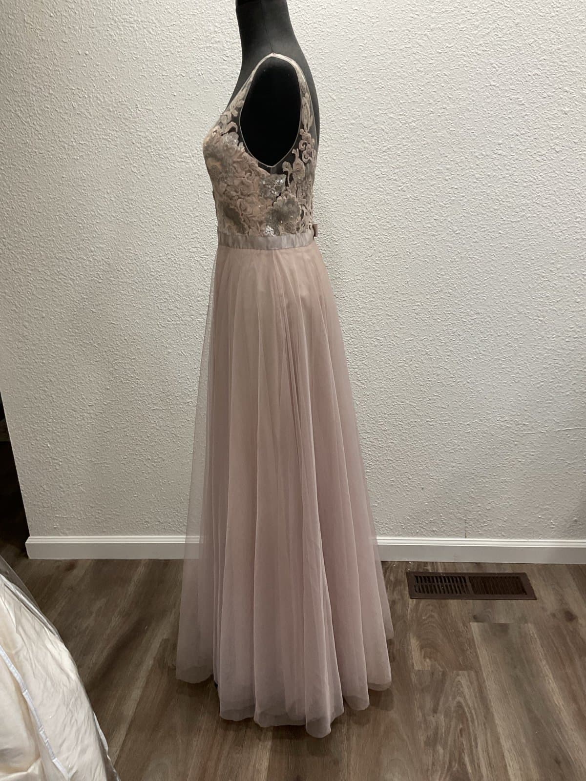 NEW Watters & Watters Blush Soft Prom Dress Size 4 - Thumbnail 3