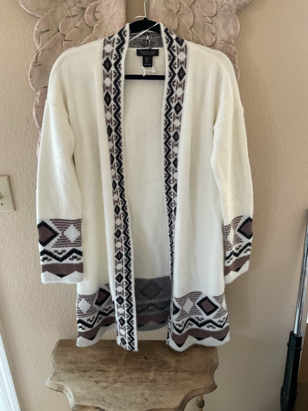 Beautiful Rachel Zoe Long Cardigan Sweater Soft and Warm Size S - Thumbnail 5