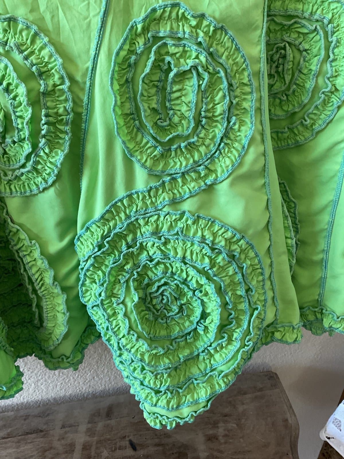 Vintage Alberto Makali Neon Green Skirt - Thumbnail 8