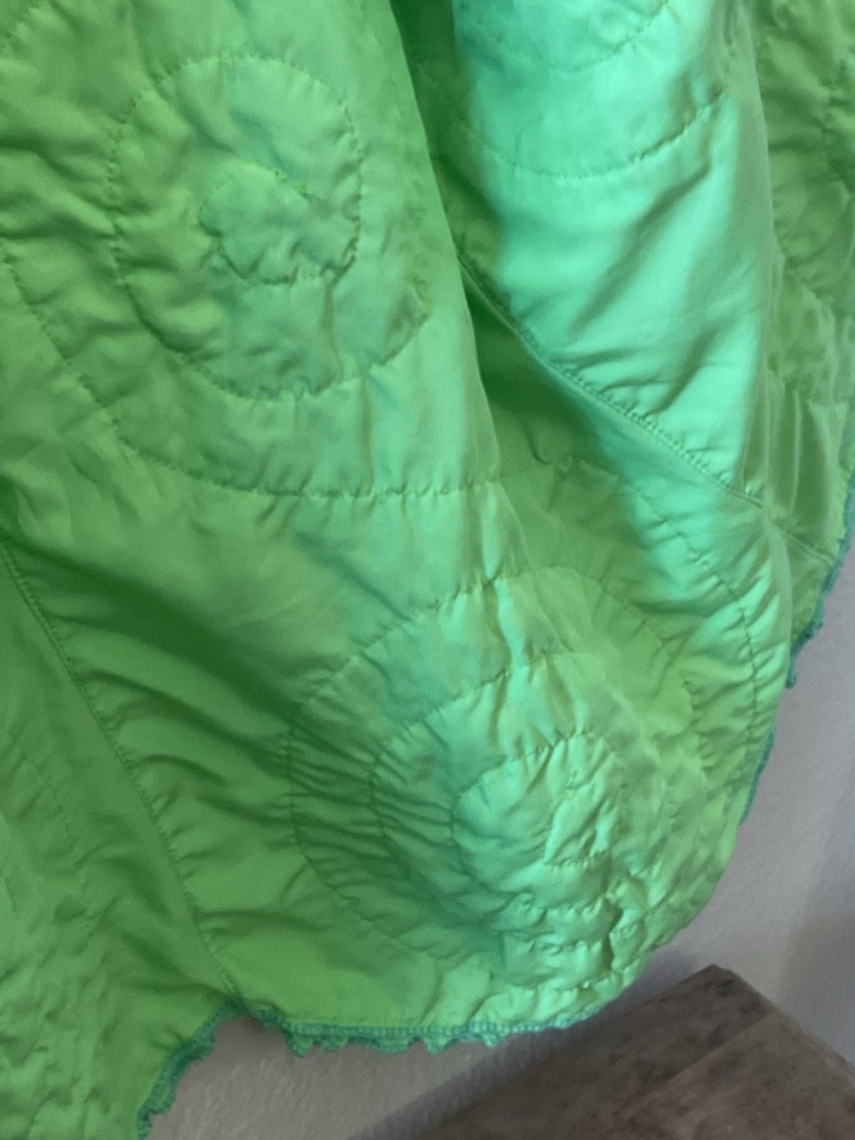 Vintage Alberto Makali Neon Green Skirt - Thumbnail 7