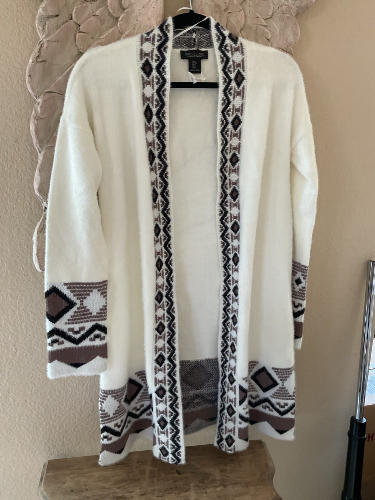 Beautiful Rachel Zoe Long Cardigan Sweater Soft and Warm Size S - Thumbnail 3