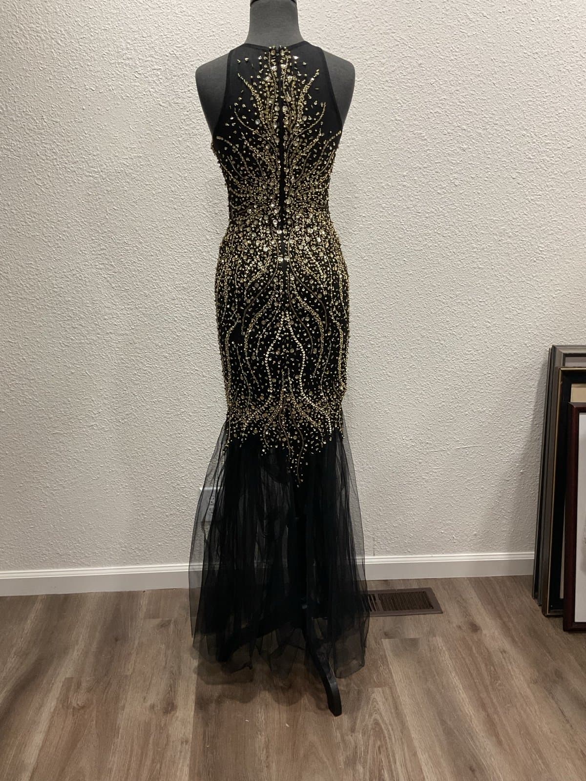 Dress beautiful Mermaid Style Figure Hugging Prom Dress by Gigi Size 2 NWOT - Thumbnail 2