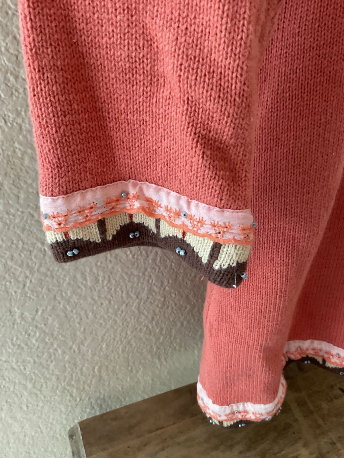Beautiful Storybook Butterfly Cardigan Sweater Size M - Thumbnail 6