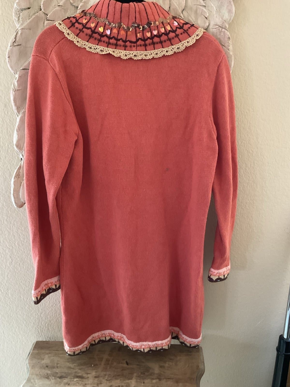 Beautiful Storybook Butterfly Cardigan Sweater Size M - Thumbnail 8