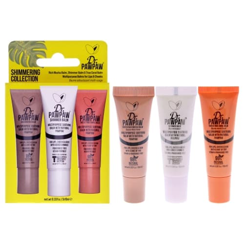Shimmering Trio Collection by Dr. PawPaw for Women - 3 Pc 0.33oz Multipurpose Soothing Balm - Shimmer - Thumbnail 2