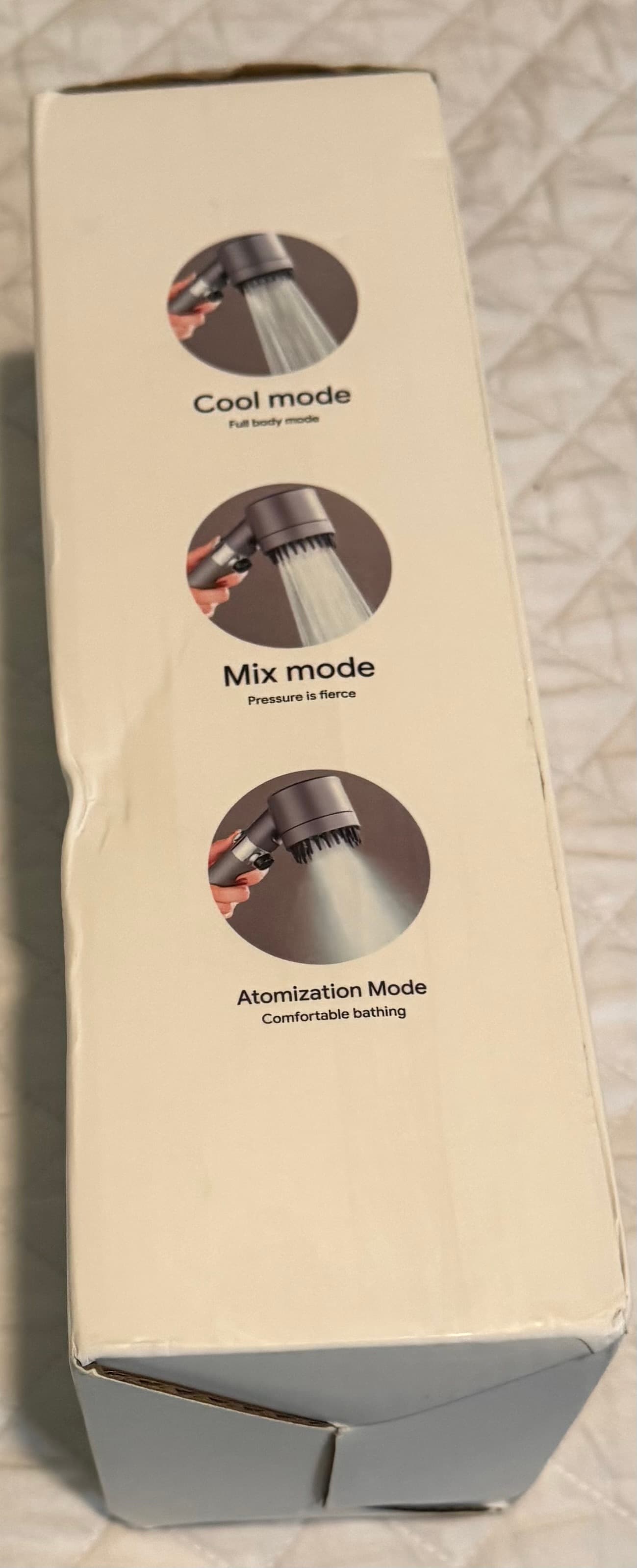 HOTIMO Filtered Handheld Shower Head 3 Spray Modes - Thumbnail 2