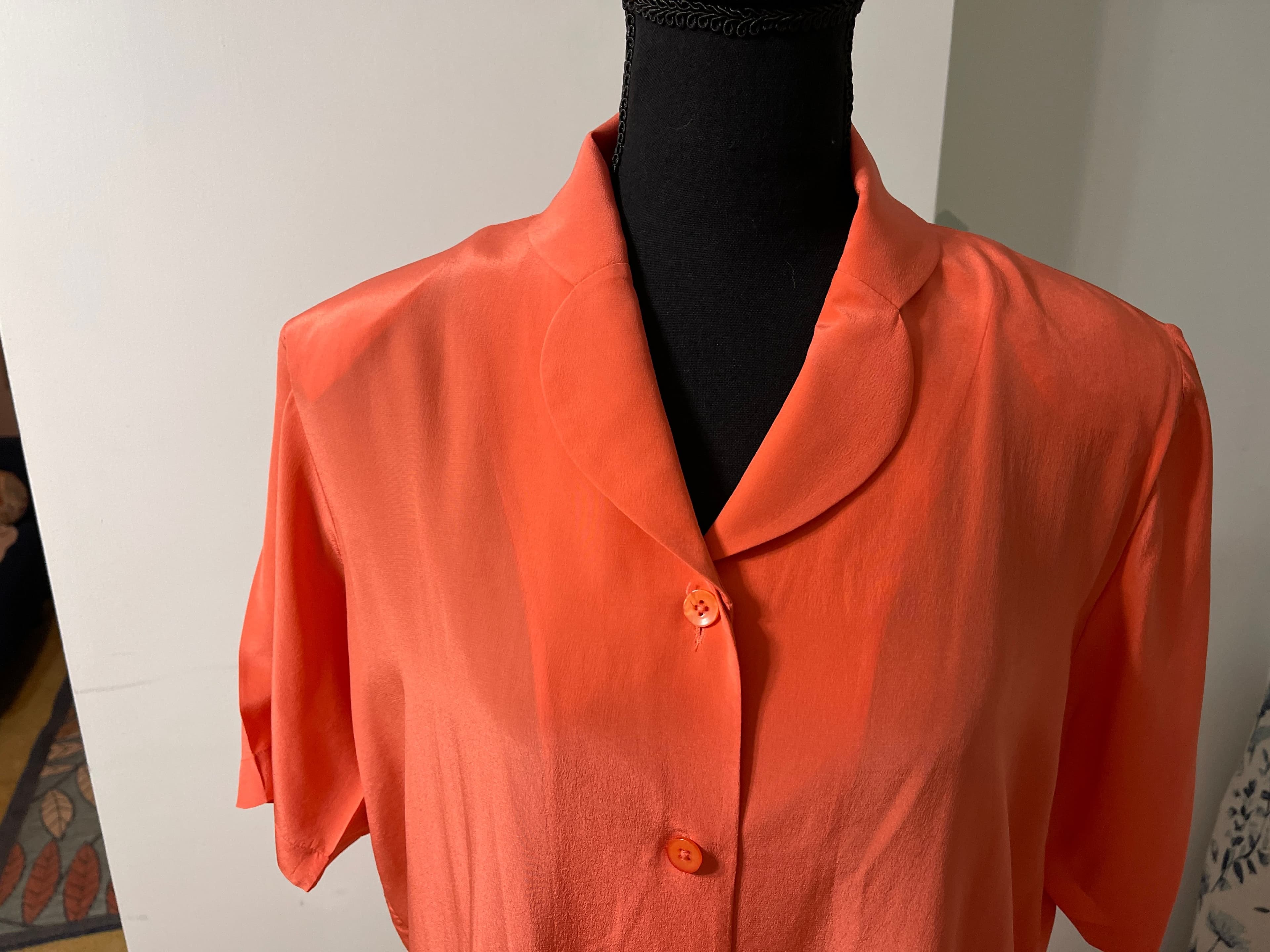 Lizden Silk Blouse Size S - Thumbnail 2