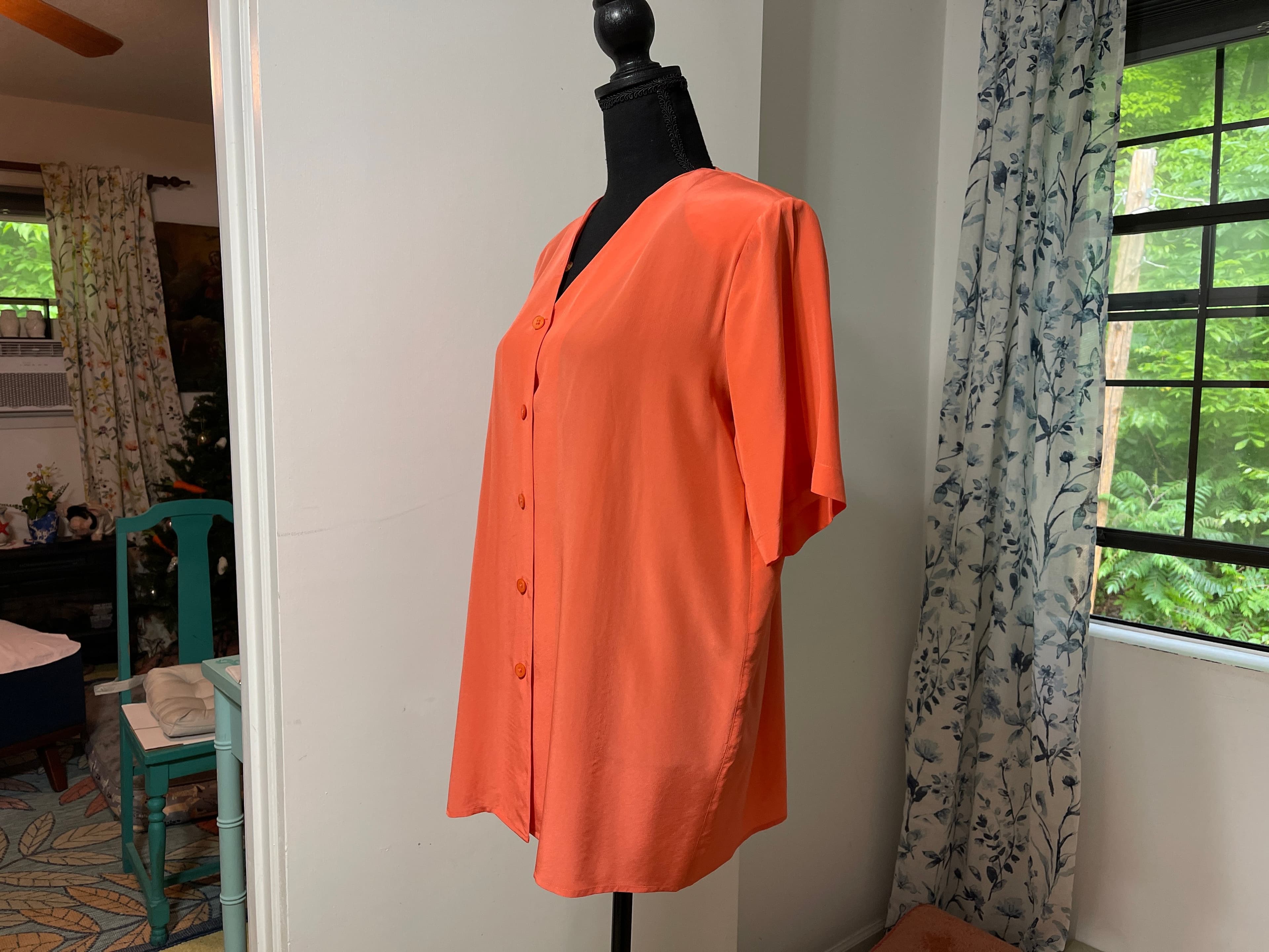 Lizden Silk Blouse Size S - Thumbnail 3