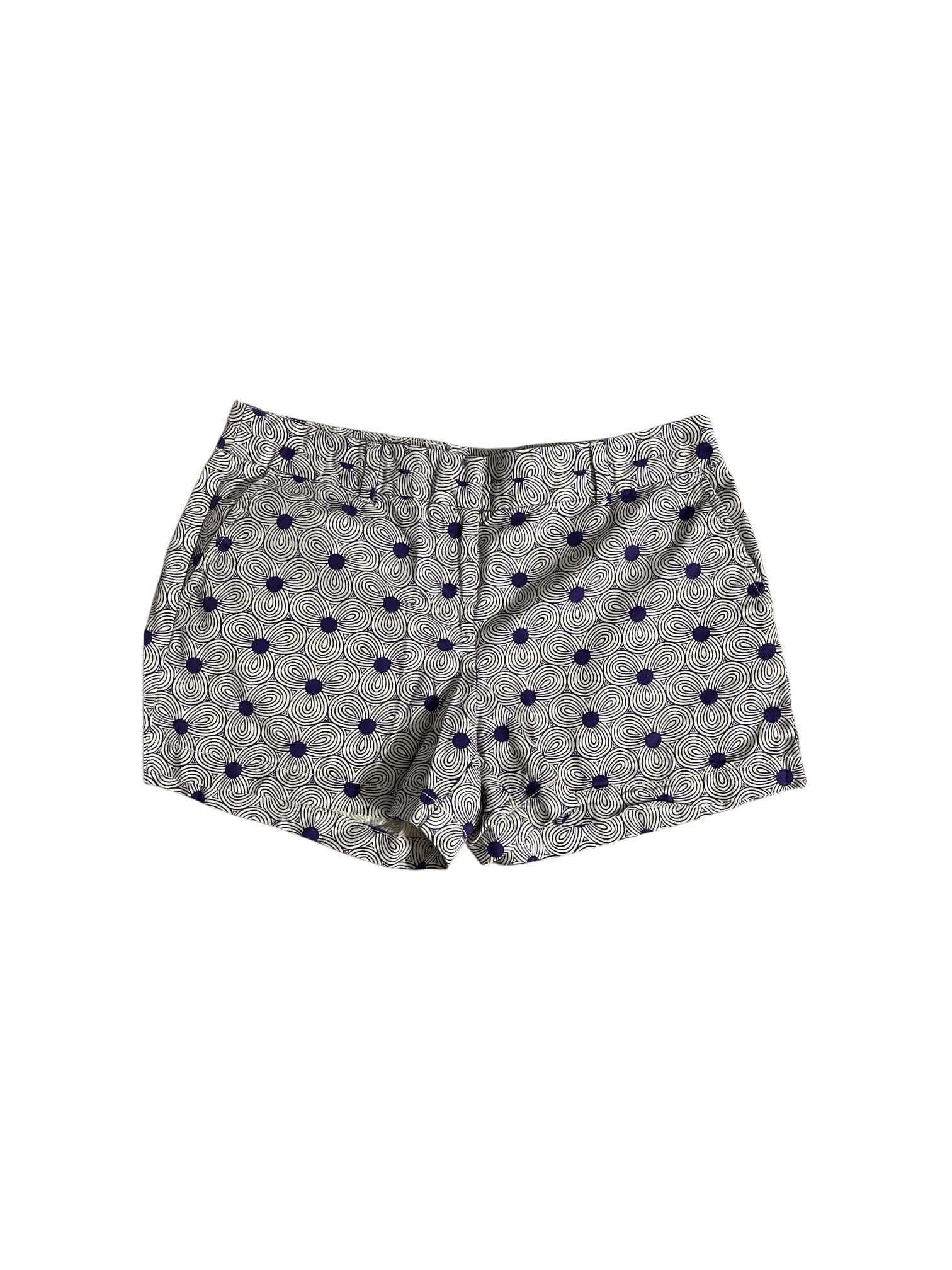 Loft Women’s Purple Pattern Cargo Shorts size 8 - Thumbnail 12