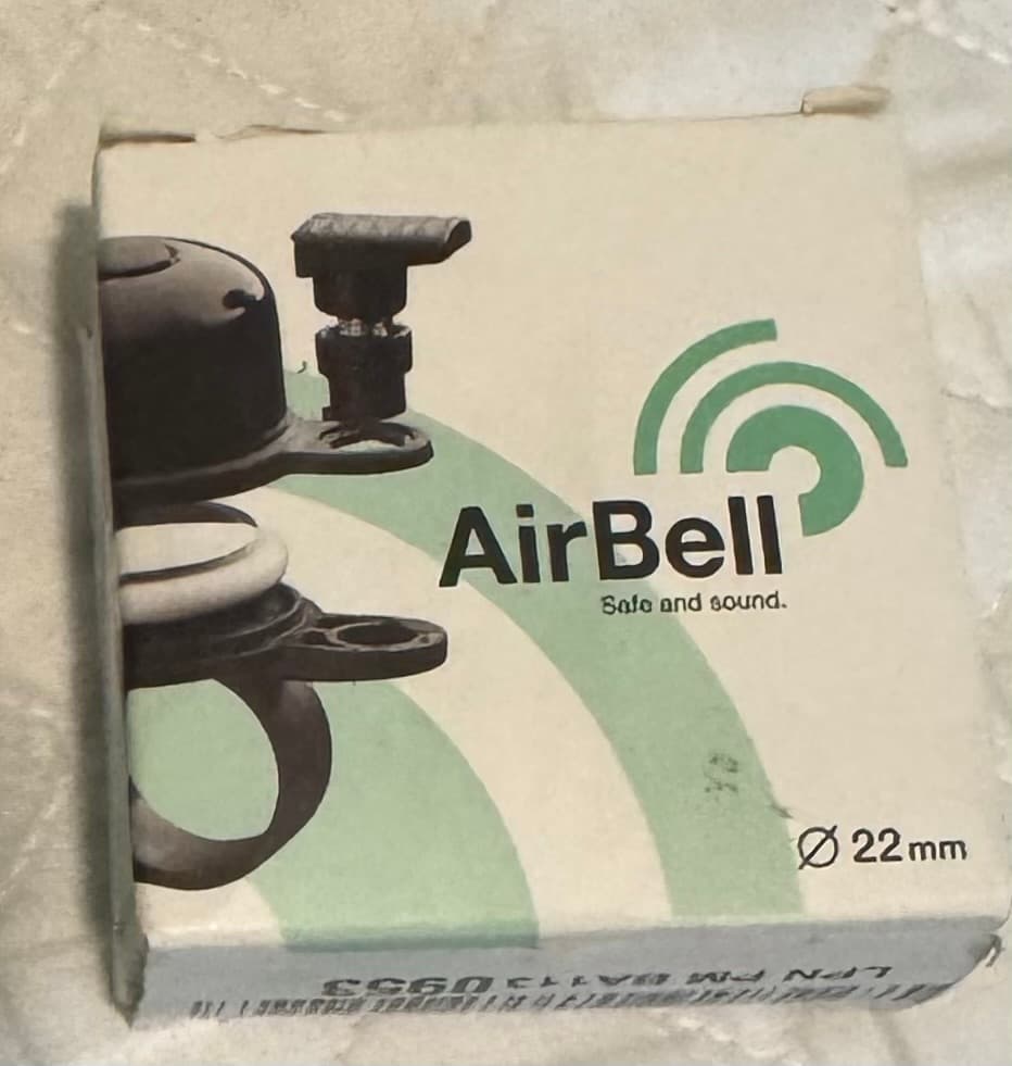 AirBell Bicycle Bell 22mm Black