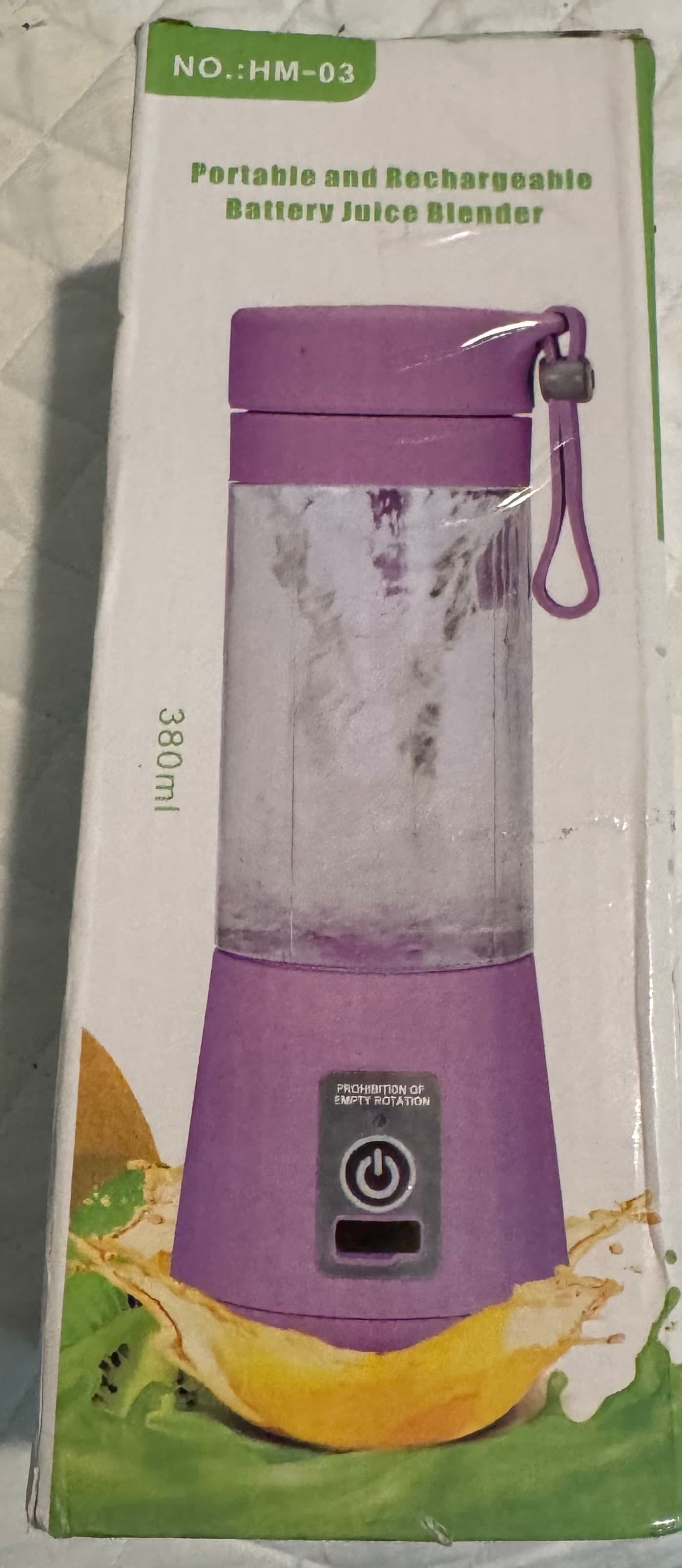 Portable Rechargeable Battery Juice Blender 380ml