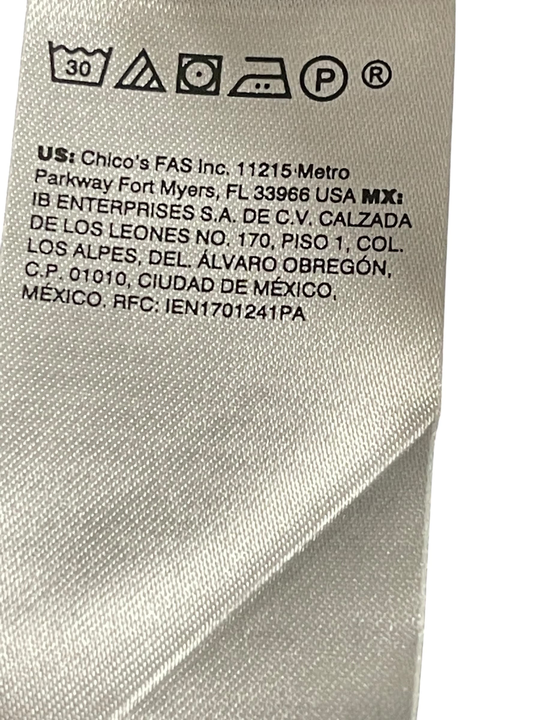 Women’s Chico’s Blue Cropped Casual Pants Size 00 - Thumbnail 10