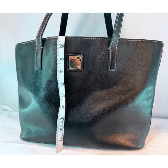 DOONEY & BOURKE Saffiano Small Charleston Shopper Tote in Black - Thumbnail 11
