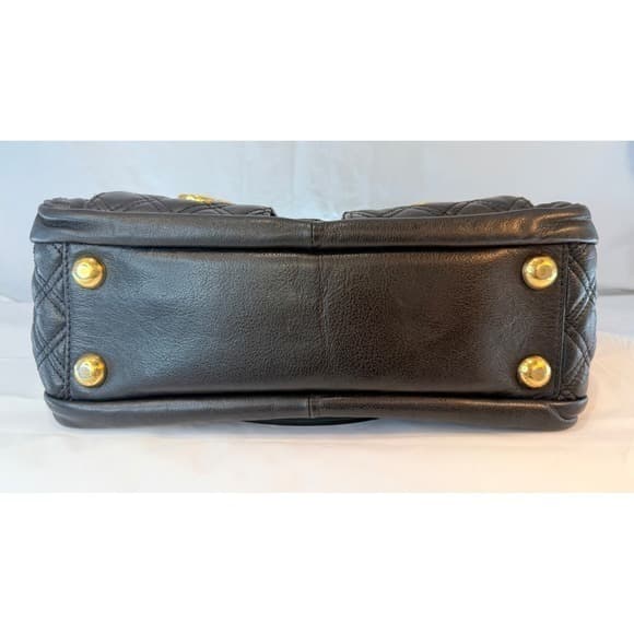 MARC JACOBS Venetia Quilted Black Leather Satchel - Thumbnail 5