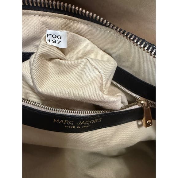 MARC JACOBS Venetia Quilted Black Leather Satchel - Thumbnail 11