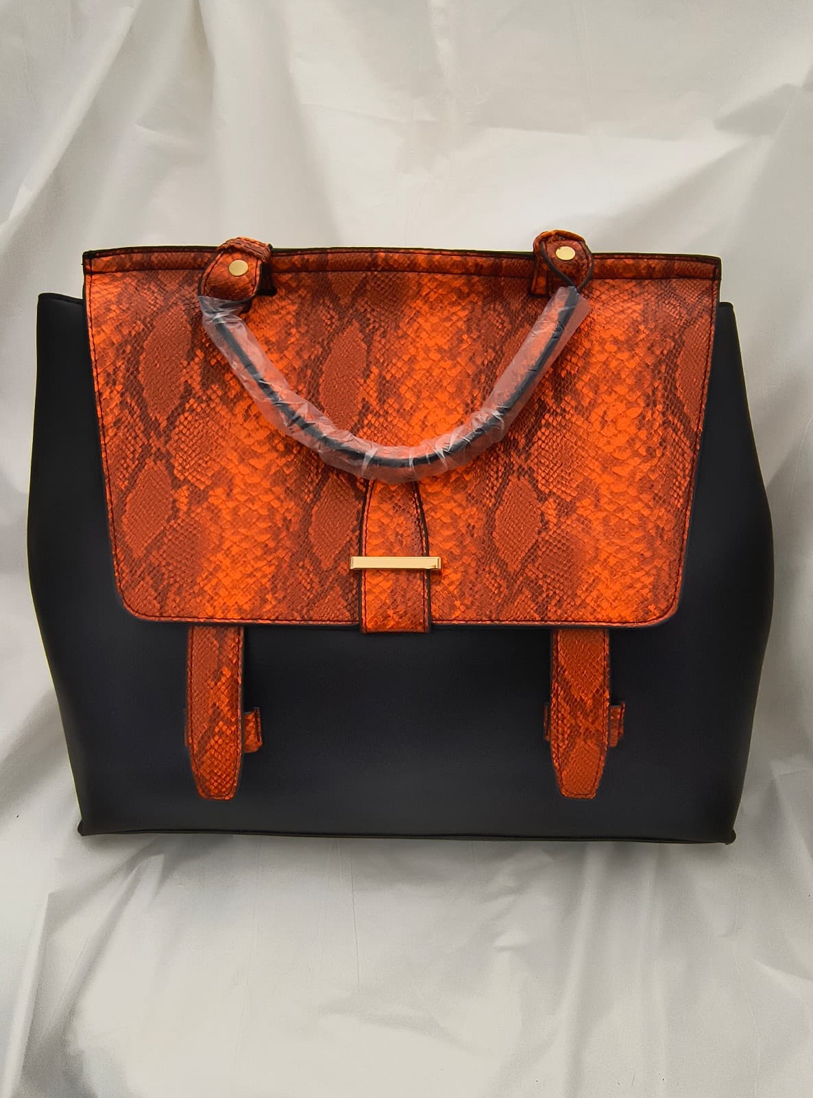 New Bag / Backpack / Handbag, with Snakeskin Pattern by Unknown Designer